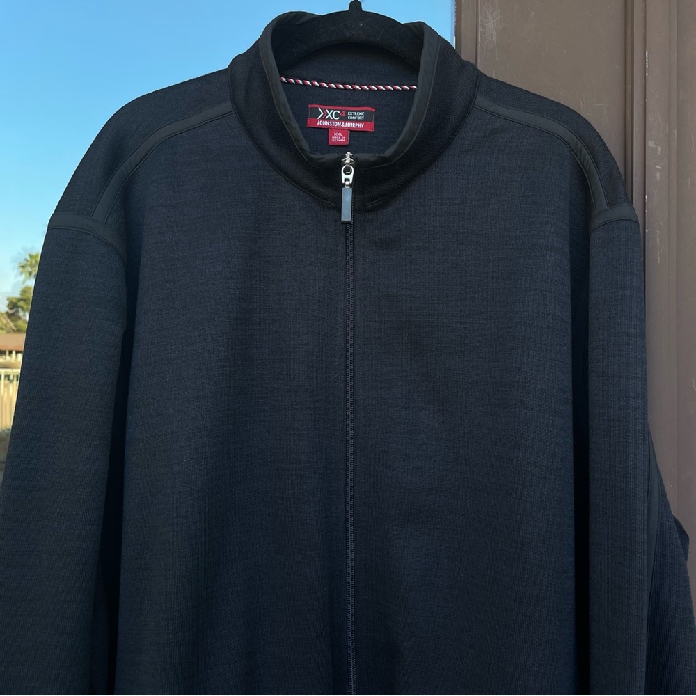 Johnston & Murphy XC4 Black Full-Zip Jacket Size XXL